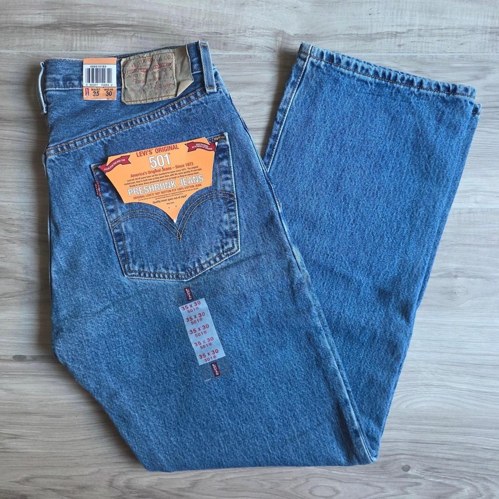 Vintage Deadstock Levis 501 Preshrunk Jeans